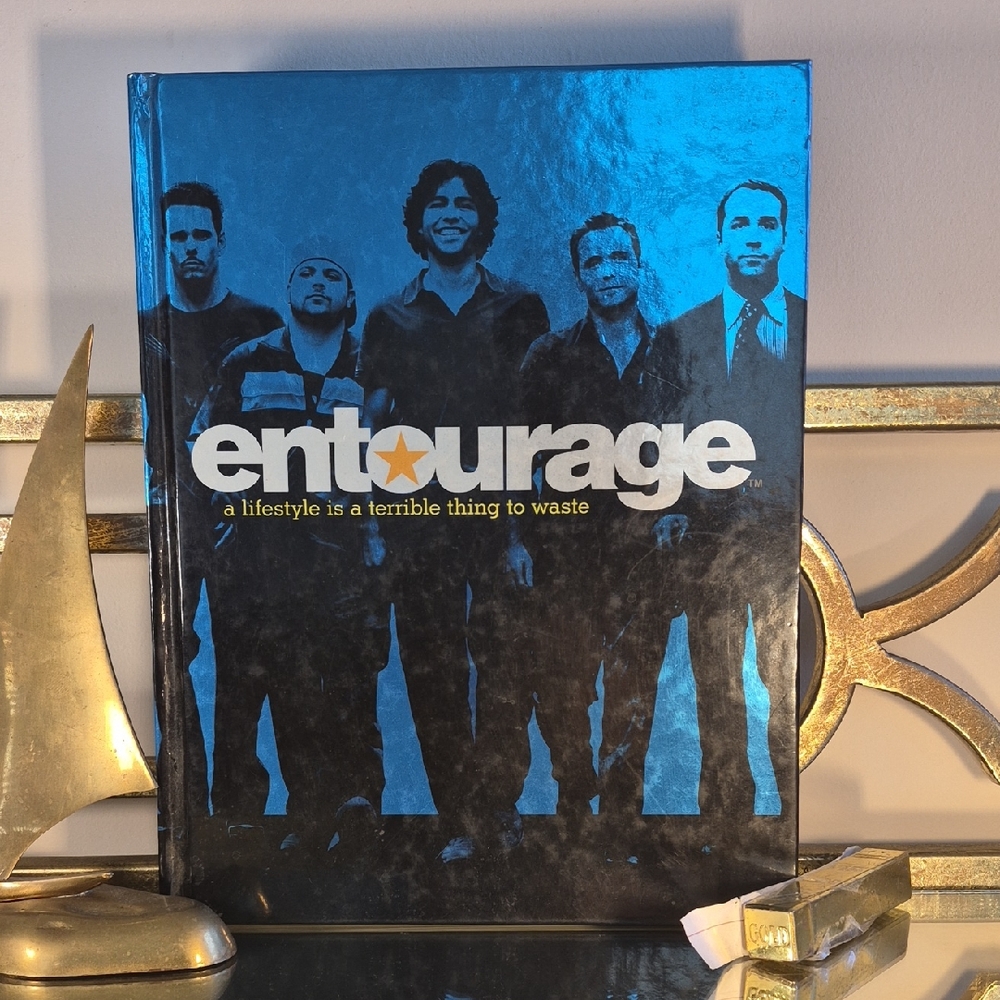 Entourage Hardcover Book with Blue Cover